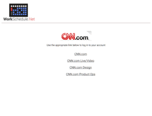 Tablet Screenshot of cnn.workschedule.net